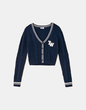 Blauer Strickcardigan | TALLY WEiJL