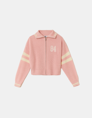 Cardigan Corto con Zip e Dettaglio Grafico | TALLY WEiJL