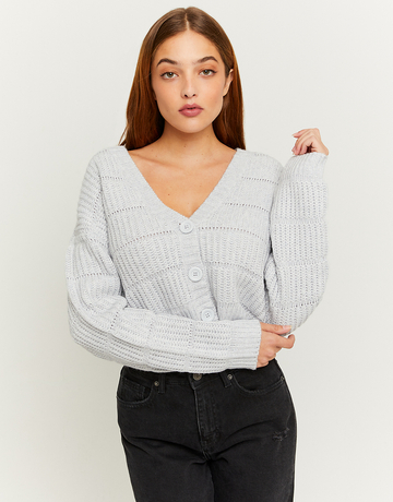 Knit Cropped Cardigan | TALLY WEiJL