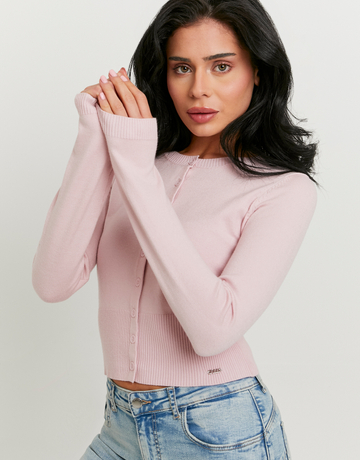 Pinker Cardigan | TALLY WEiJL
