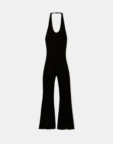 Black Backless Jumpsuit | TALLY WEiJL