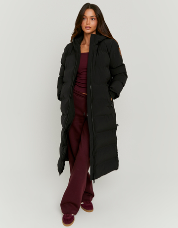 Black Long Padded Jacket | TALLY WEiJL