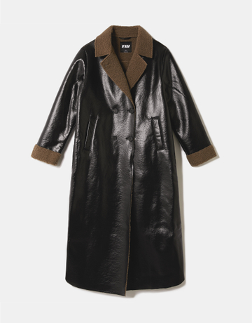 Cappotto Lungo Nero | TALLY WEiJL