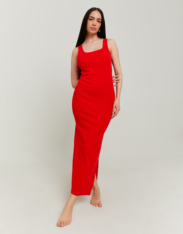 Rotes Basic-Midikleid | TALLY WEiJL