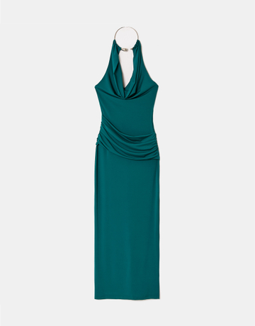Green Long Dress | TALLY WEiJL