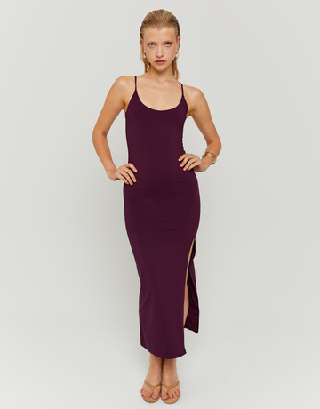 Purple Plain Basic Dress | TALLY WEiJL