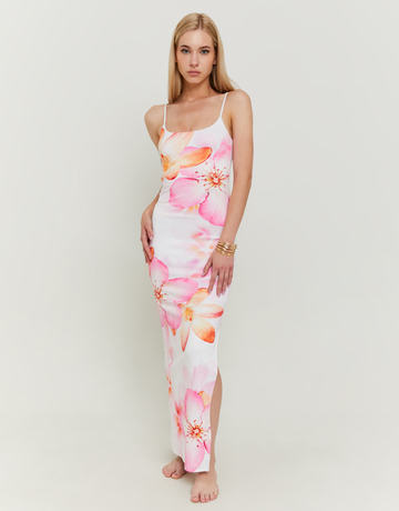 Floral Bodycon Long Dress | TALLY WEiJL