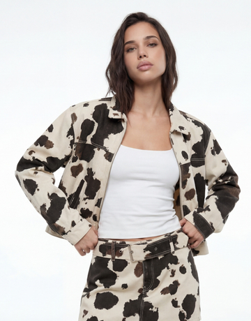 Jacke mit Kuhmuster | TALLY WEiJL