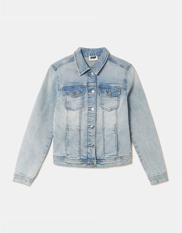 Veste en Jean Bleu Clair | TALLY WEiJL