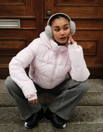 Pink Padded Jacket | TALLY WEiJL