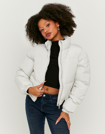 Grey Padded Jacket | TALLY WEiJL