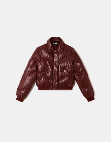 Giacca Borgogna in Vinile | TALLY WEiJL