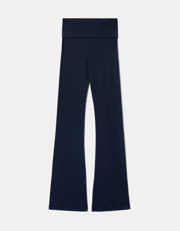 Blue Flared Leggings | TALLY WEiJL