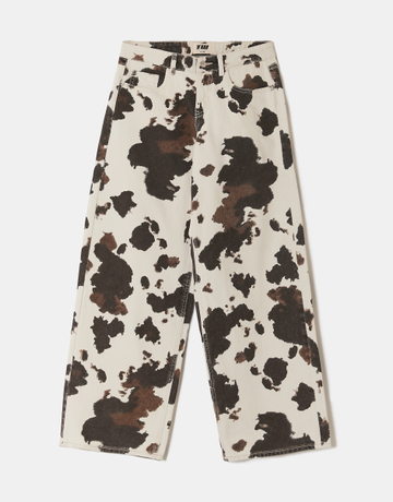 Braune Low Waist Wide Leg Hose | TALLY WEiJL