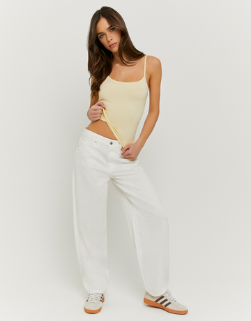 White Barrel Trousers | TALLY WEiJL