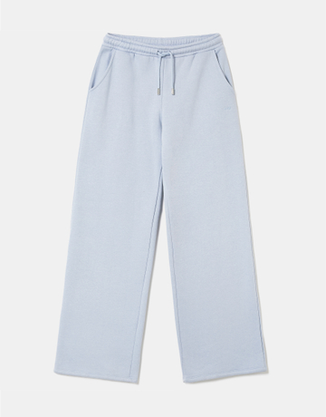 Blauer Wide Leg Jogger | TALLY WEiJL