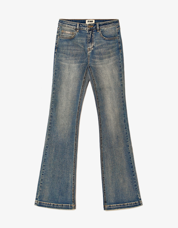 Mid Waist Bootcut Jeans | TALLY WEiJL