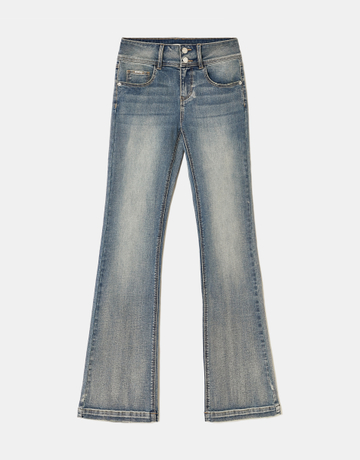 Jean Taille Mi-Haute Bootcut Bleu | TALLY WEiJL