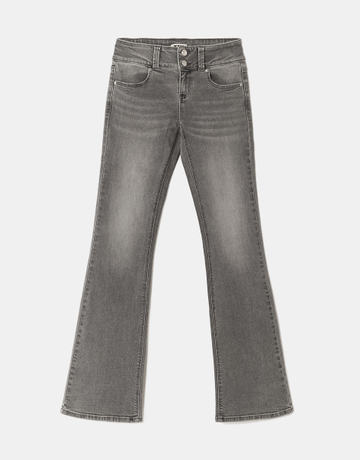 Jeans Bootcut Grigi a Vita Bassa | TALLY WEiJL