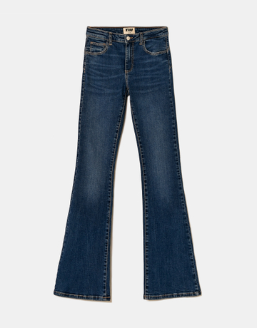Blue Push Up Flare Jeans | TALLY WEiJL