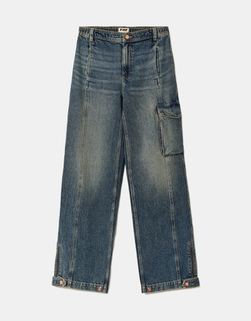 Mid Waist Cargo Jeans | TALLY WEiJL