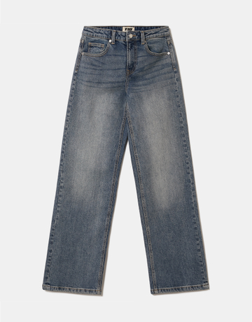 Blaue Straight Leg Jeans | TALLY WEiJL
