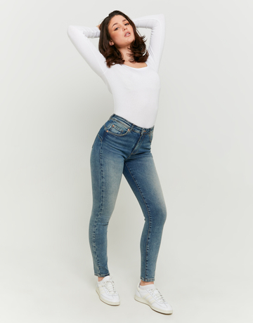 Mid Waist Skinny Push Up Jeans | TALLY WEiJL