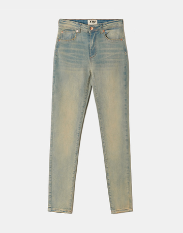 Jean Skinny Push-Up Bleu Taille Mi-Haute | TALLY WEiJL