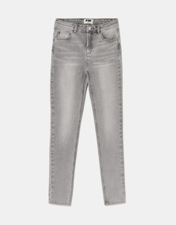 Jean Skinny Taille Mi-Haute Gris | TALLY WEiJL