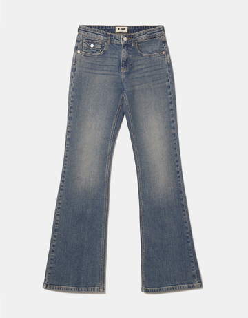 Hellblaue Bootcut Jeans | TALLY WEiJL
