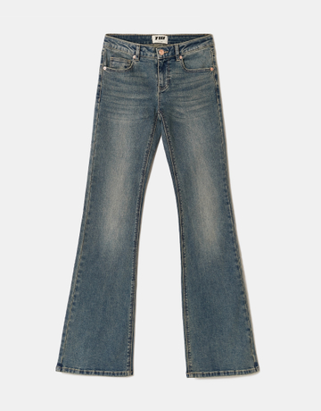 Jean Flare Taille Basse Bleu | TALLY WEiJL