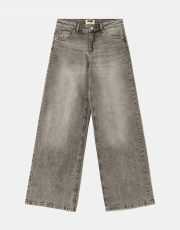 Jeans Grigi Wide-Leg a Vita Media | TALLY WEiJL