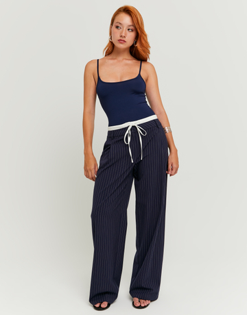 Wide Leg Mid Waist Trouser | TALLY WEiJL