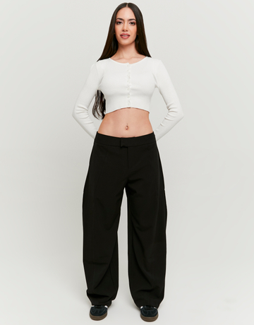Black Barrel Trousers | TALLY WEiJL