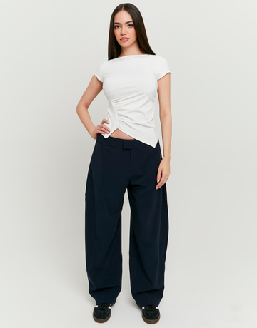 Blue Barrel Trousers | TALLY WEiJL
