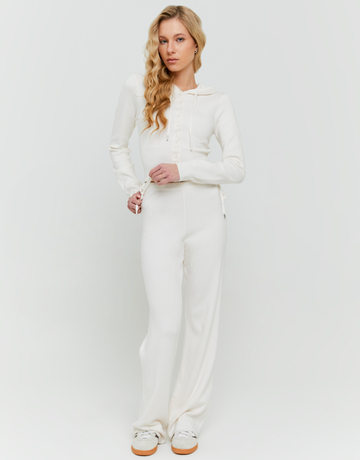 Pantalon Blanc en Maille | TALLY WEiJL