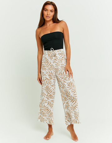 Παντελόνι Wide Leg Floral | TALLY WEiJL