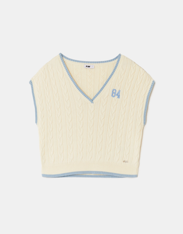 Weisser gestreifter Pullover | TALLY WEiJL