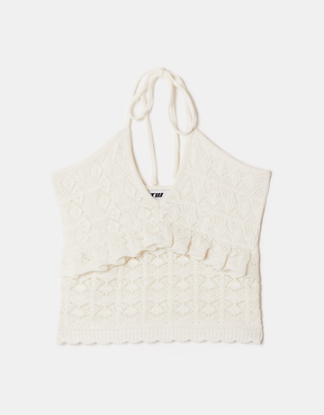Weißes Crochet Top | TALLY WEiJL