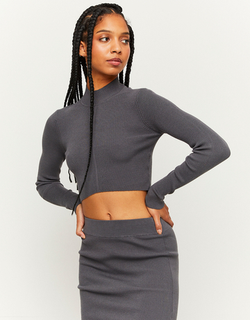 Μπλούζα Πλεκτή Γκρι | TALLY WEiJL