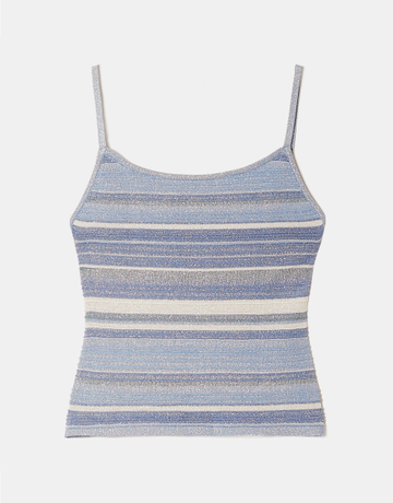 Blue Crop Top | TALLY WEiJL