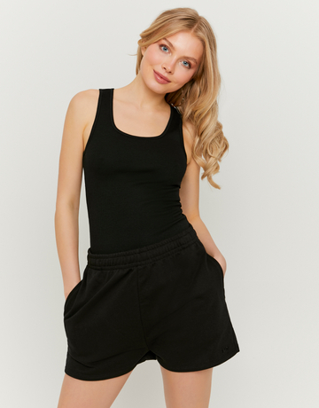 Black Sweat Shorts | TALLY WEiJL