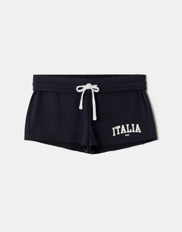 Blaue Shorts Mit Print | TALLY WEiJL