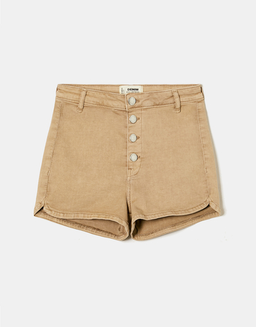Shorts Con Bottoni A Vita Alta | TALLY WEiJL