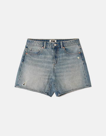 Mid Waist Boyfriend Shorts | TALLY WEiJL