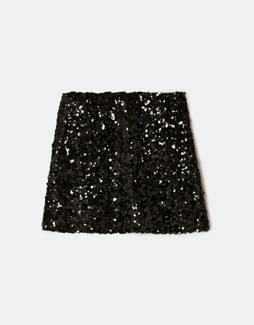 Skort Nera con Paillettes | TALLY WEiJL