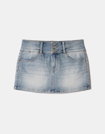 Gonna Mini in Denim Blu | TALLY WEiJL