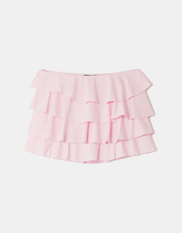 Minigonna Rosa con Volant | TALLY WEiJL