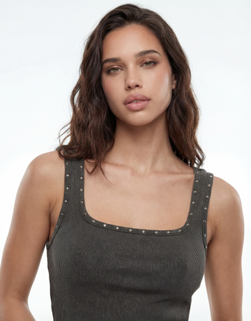 Grey Basic Top | TALLY WEiJL