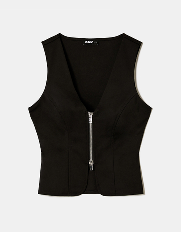 Black Cropped Top | TALLY WEiJL